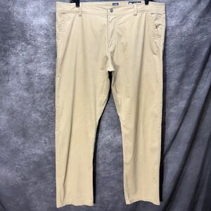Kuhl Slax Khaki Pants Mens Size 42x32 Enduro Fabric Hiking Straight Leg Gorpcore